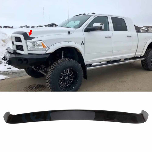 Fit 2010-2018 Dodge Ram 2500 3500 Dark Smoke Bug Shield Hood Deflector Protector