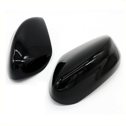 For 2013-2018 Nissan Altima Sedan Glossy Black Mirror Cover No Signal Cut 2PCS