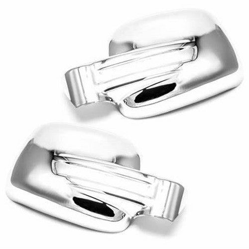 For 2002 2003 2004 2005 2006 2007 Jeep Liberty Chrome Mirror Covers