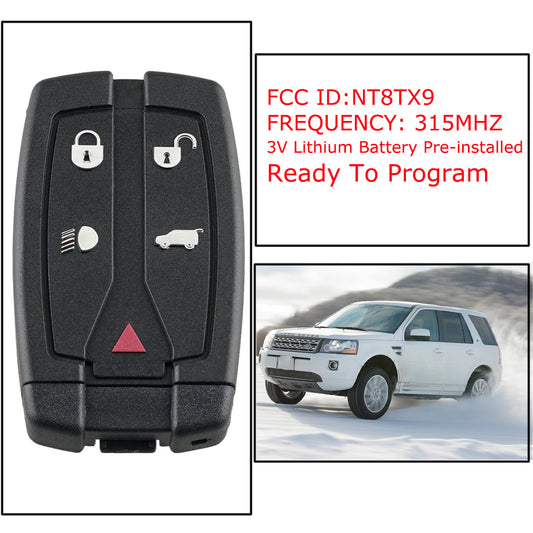Replacement for Land Rover 2008-2012 LR2 Remote Key Fob Car Keyless Entry Smart