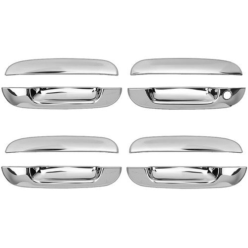 For 2002-2008 2009 Chevy Trailblazer&GMC Envoy Chrome Door Handle Covers 4PCS