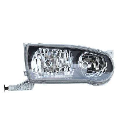 For 2000 2001 2002 Toyota Corolla Black Bumper Headlights Headlamp DLR Lamp