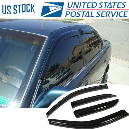 FIT 1992-1996 Toyota Camry Xv10 Smoke Window Vent Visor Rain Guard Wind