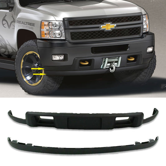 Textured Front Lower Valance and Extension For 2011-2013 Silverado 2500HD 3500HD