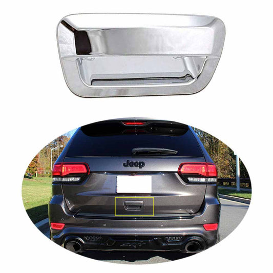 1PC Chrome Tailgate Covers Latch Overlay Fit 2011-2018 2019 Jeep Grand Cherokee