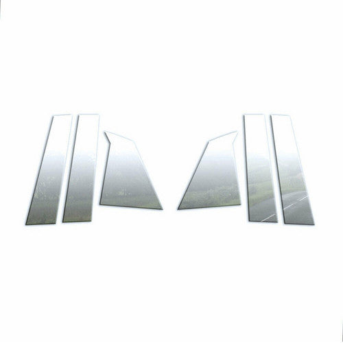 For 2016-2018 2019 2020 Chevrolet Malibu Sedan Chrome Pillar Post Molding Trims