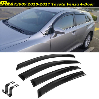 Window Visors Vent Deflector Rain Guard For 2009 2010 2011-2017 Toyota Venza