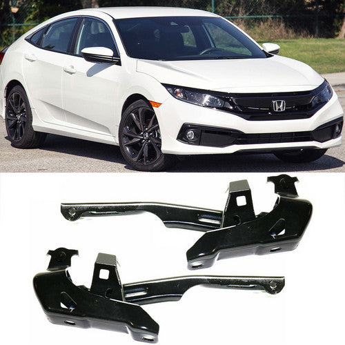 Fit Honda Civic 2016-2021 Hood Hinges Right & Left Pair HO1236143 & HO1236144