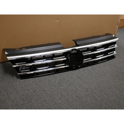 Front Upper Grille Grill W/Chrome Trim for 2018-2020 VW Volkswagen Tiguan