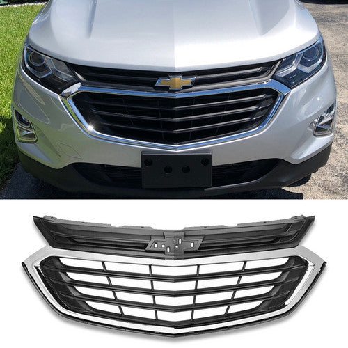 For 2018 2019 2020 2021 Chevy Equinox Front Bumper Grille Grill Chrome Mesh