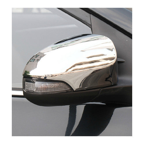 Fit 2013 2014 2015 2016 2017 Toyota  Corolla Chrome Mirror Covers W/ Turn Signal