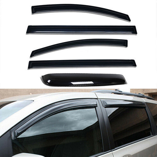 Fit 2020 Toyota Sienna Passenger Van Tape-On Window Visor Rain Deflectors 5PCS