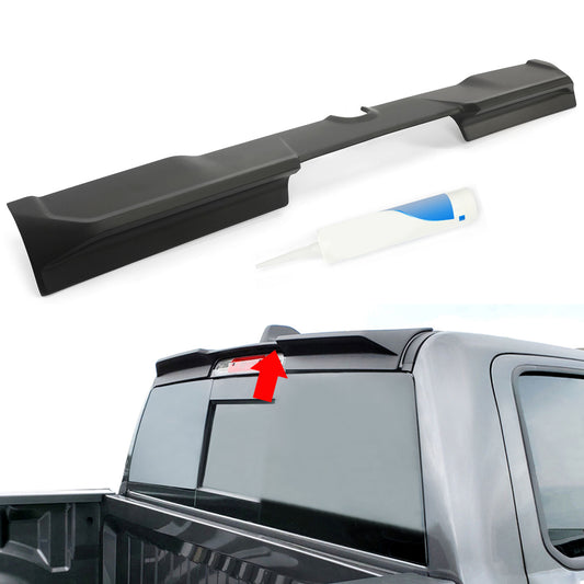 For 2019-2022 Dodge Ram 1500 Truck Crew Cab Matte Black Spoiler Wing Splitter