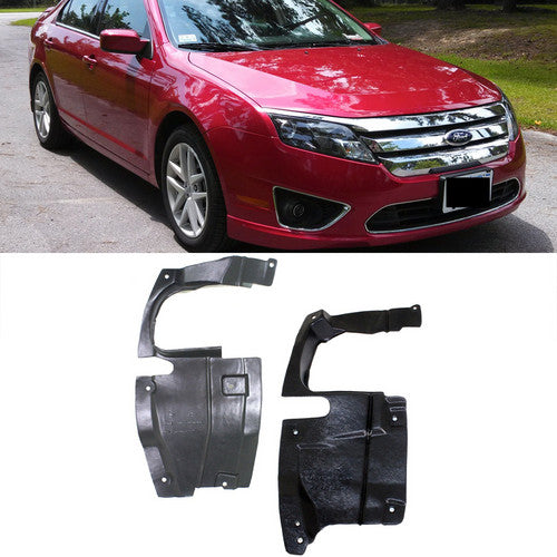 LH & RH Side Engine Splash Shield For 2006-2012 Ford Fusion FO1251147 FO1250147