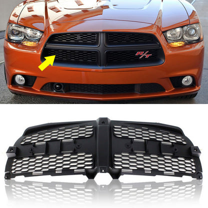 Front bumper Grille Insert For 2011-2014 Dodge Charger Textured Black