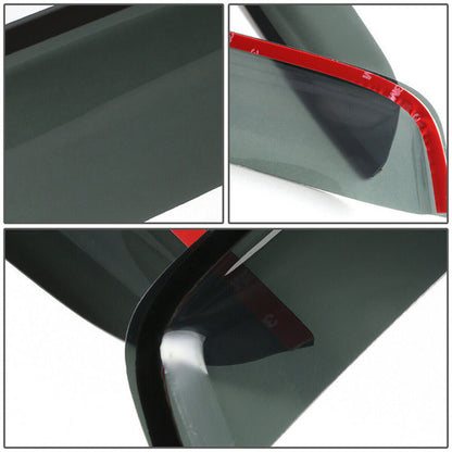 For 2012 13 14 15 2016 Honda CR-V Smoke Tint Window Visor Sun Rain Deflector