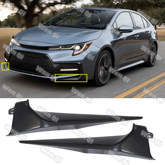 For Toyota Corolla 2020 SE Front Bumper Grill Left&Right Lower Trim Molding 2PCS