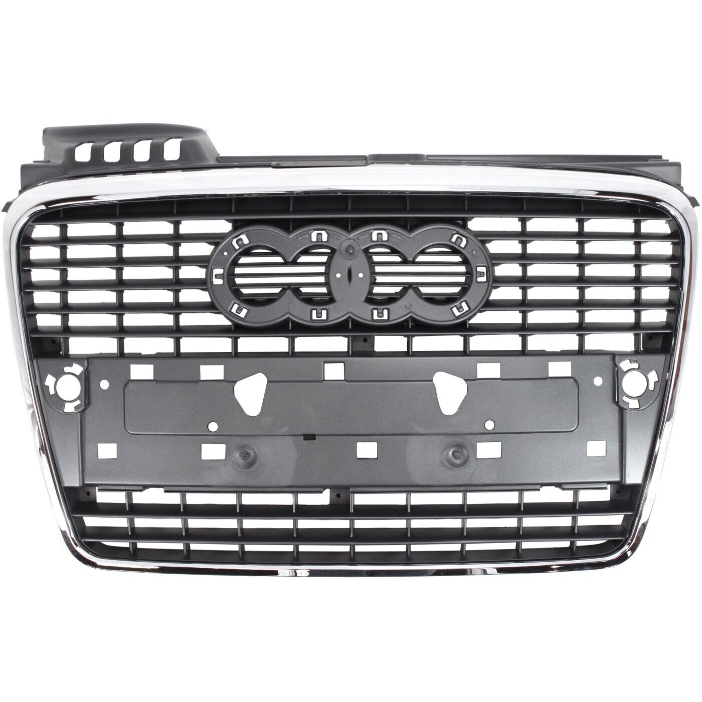 Front Bumper Chrome Grille Grill Assembly For 2005-2009 Audi A4