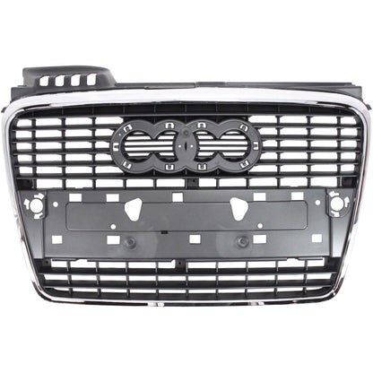 Front Bumper Chrome Grille Grill Assembly For 2005-2009 Audi A4