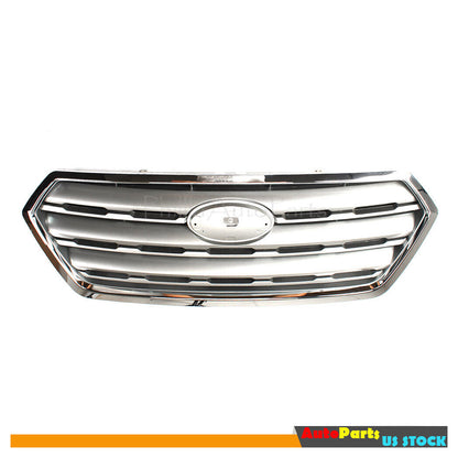 New Front Bumper Grill Grille Silver for Subaru Outback 2015 to 2017