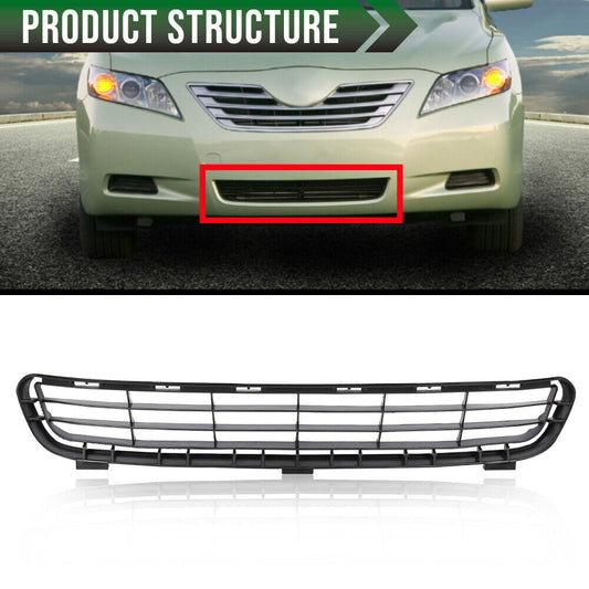 Fit For 2007-2009 Toyota Camry Front Bumper Lower Grille Grill Assembly Black
