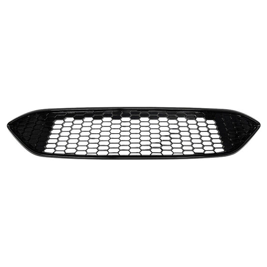Fit 2015 2016 2017 2018 Ford Focus Front Bumper Upper Glossy Black Grille Grill