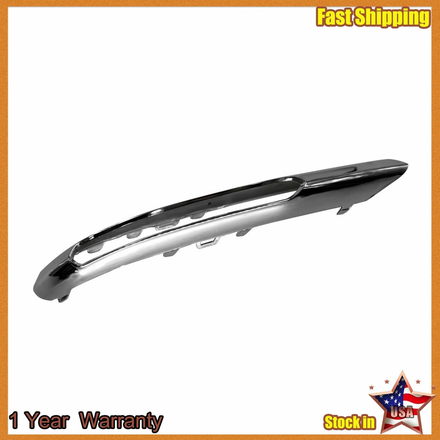 Fog Light Molding Trim Bezel Chrome Right For 09-13 Mercedes-Benz E250 E350 E550