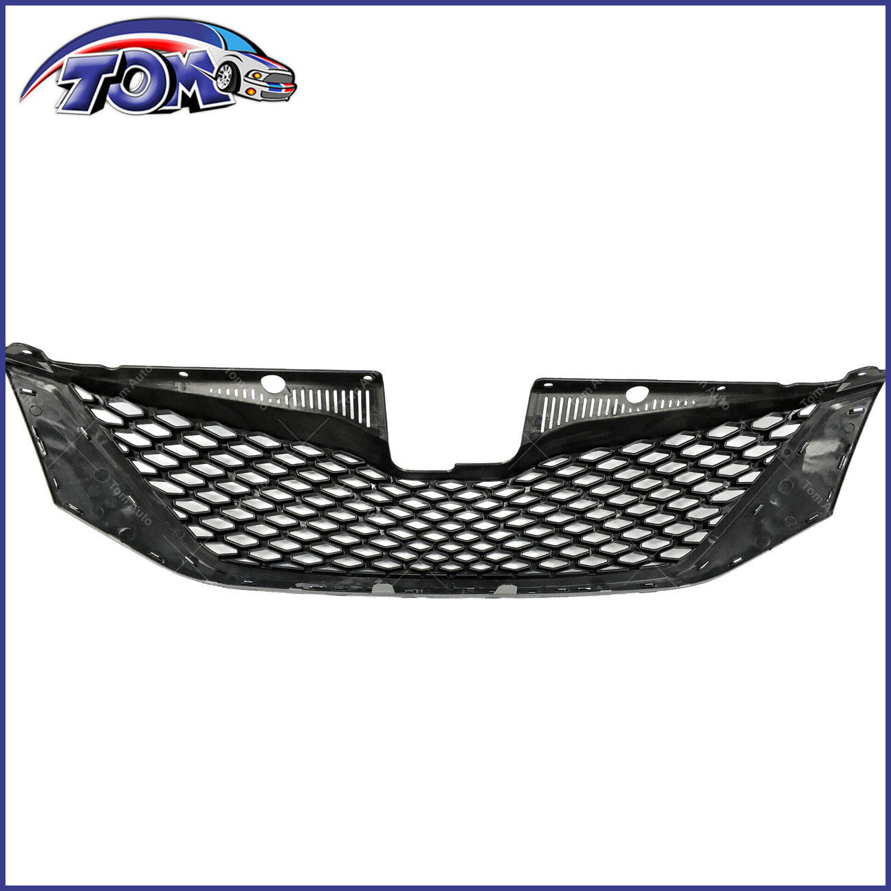 Honeycomb Chrome Front Bumper Upper Grille Assembly For Toyota Sienna 2011-2017