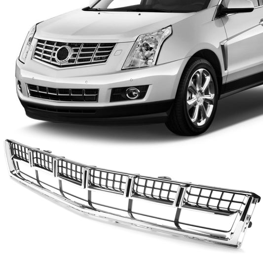 Chrome Front Bumper Grill Lower Grille Cover For Cadillac SRX 2013 2014 2015 16