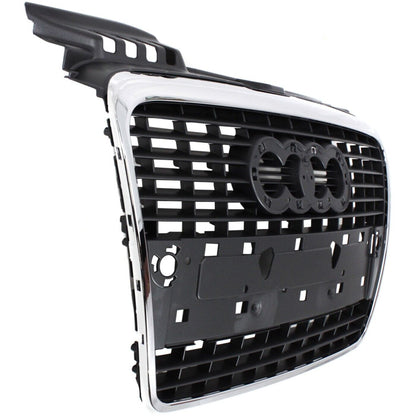 Front Bumper Chrome Grille Grill Assembly For 2005-2009 Audi A4