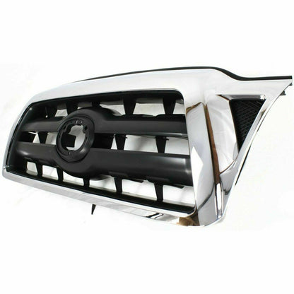 Front Grille Chrome Shell With Black Insert For 2005-2008 Toyota Tacoma