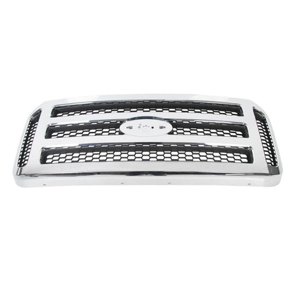 New Chrome Grille For Ford 2005 2006 2007 Super Duty F250 F350 Conversion Grill