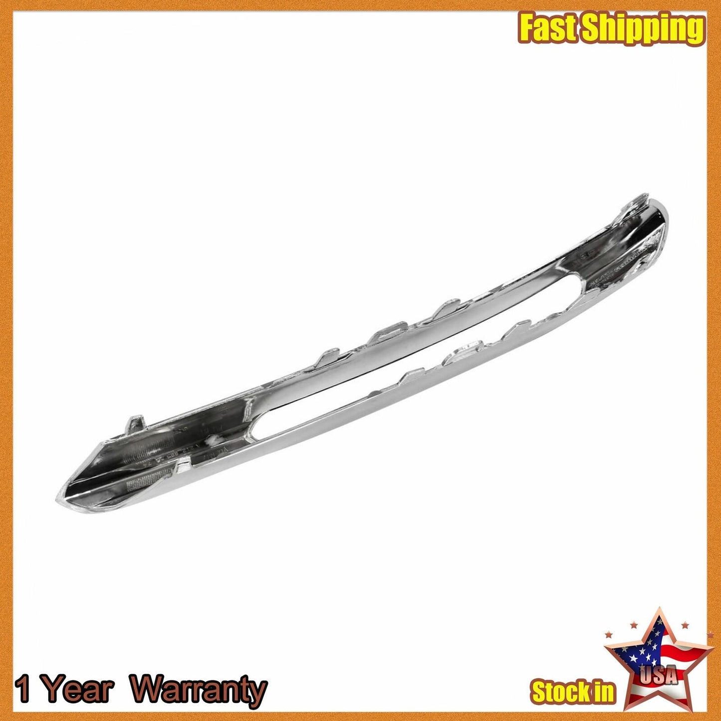 Fog Light Molding Trim Bezel Chrome Left For 2009-2013 Mercedes E250 E350 E550