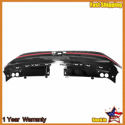 Honeycomb Grille Front Upper Red Trim w/o Sensor For 2019 2020 Volkswagen Jetta