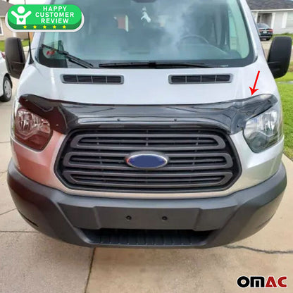 For Ford Transit 2015-2019 Front Bug Shield Hood Deflector Guard Bonnet