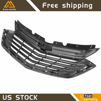 For 2018 2019 2020 21 Chevy Equinox Front Bumper Upper Grille Grill Chrome Mesh