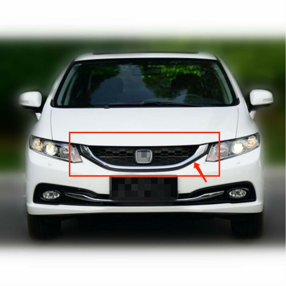 6PCS For CIVIC Sedan 2013-2015 Front Radiator Grill Bumper & Headlamp Brackets