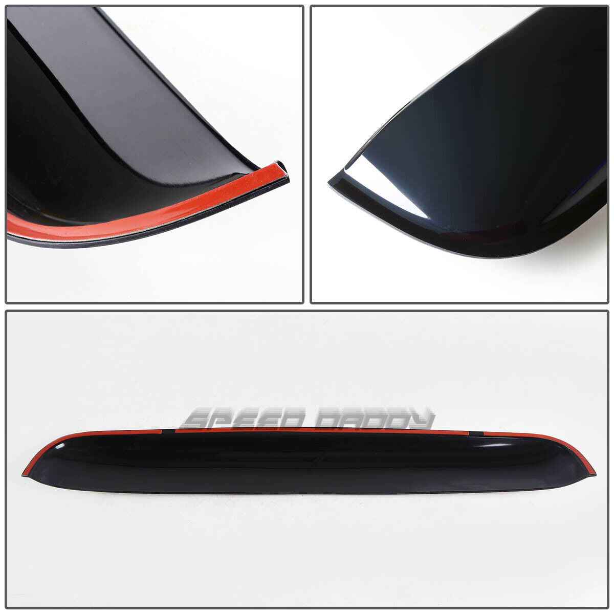 SMOKE TINT WINDOW+SUN/MOON ROOF VISOR/WIND DEFLECTOR FOR 07-10 UN 4CYL/V6 4DR