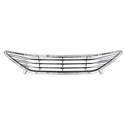 For 2011 2012 2013 Hyundai Elantra Sedan Front Bumper Lower Grille w/Chrome Trim