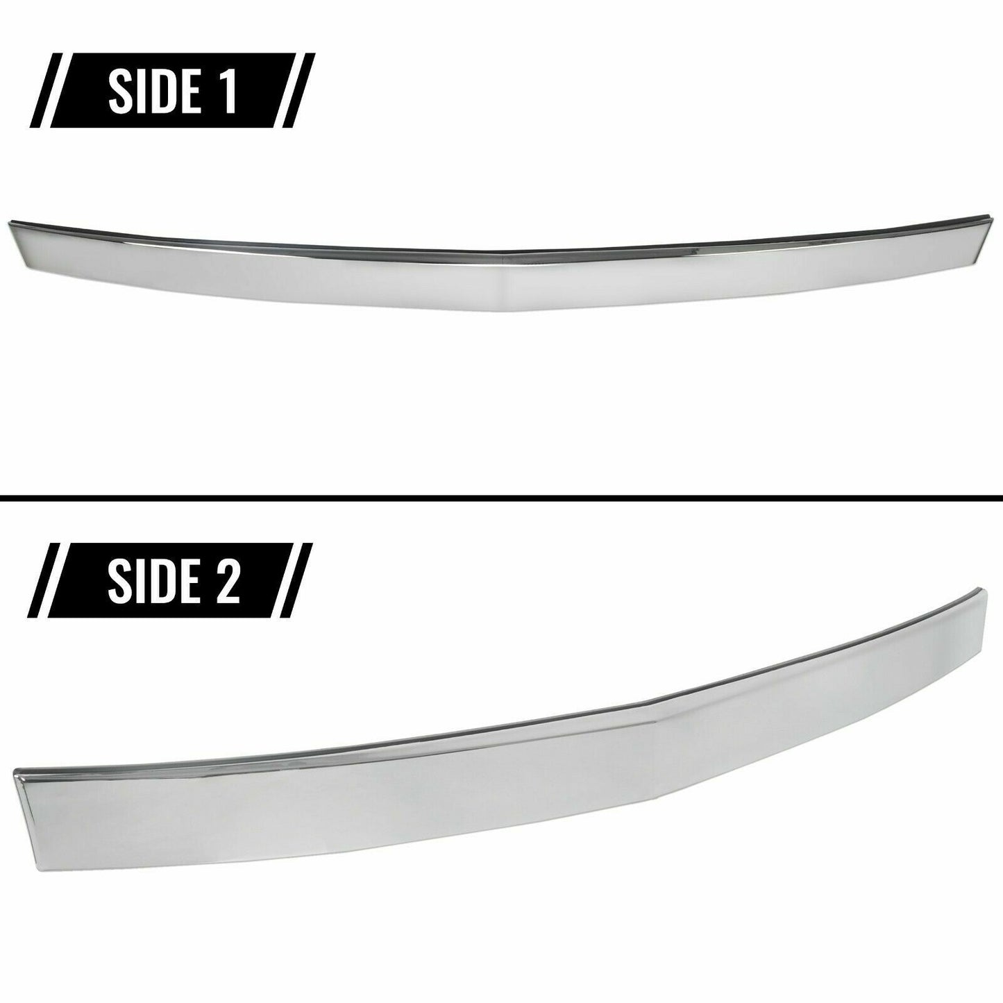 Chrome Hood Molding ABS Trim For Cadillac Escalade 2007-2014 Upper Grille