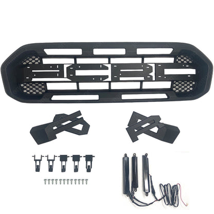 Bumper Front Grille For 19-22 2021 Ford Ranger Raptor Grill Accessories Body Kit