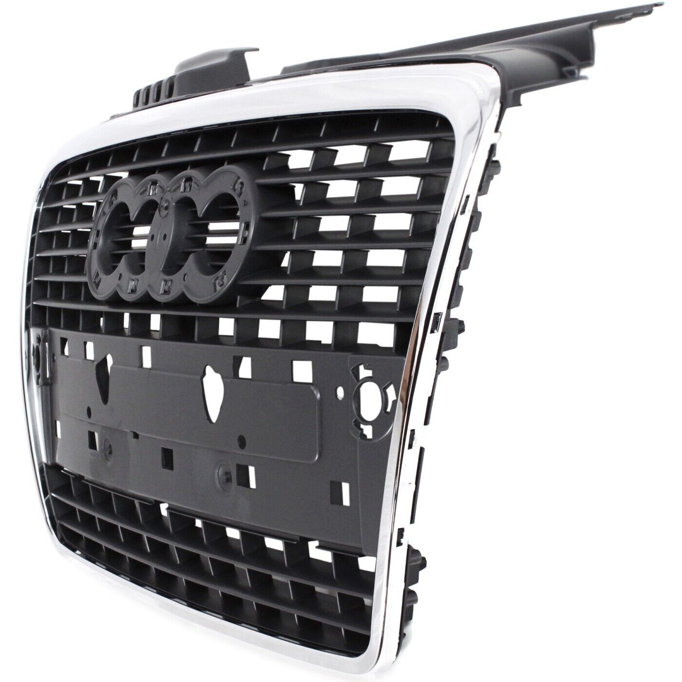 Front Bumper Chrome Grille Grill Assembly For 2005-2009 Audi A4