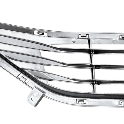 For 2011 2012 2013 Hyundai Elantra Sedan Front Bumper Lower Grille w/Chrome Trim