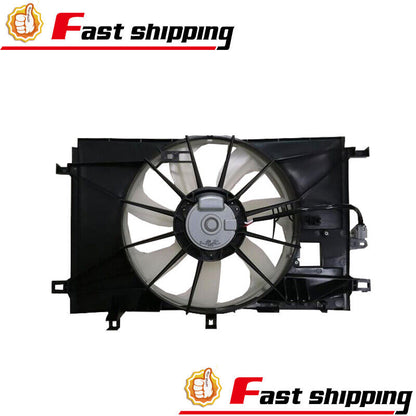 Radiator Condenser Cooling 1.8L Fan Assembly Fits 2020-2021 Toyota Corolla