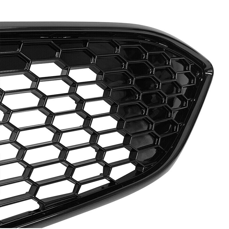 Fit 2015 2016 2017 2018 Ford Focus Front Bumper Upper Glossy Black Grille Grill
