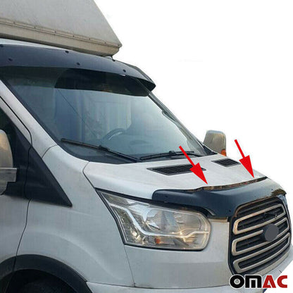 For Ford Transit 2015-2019 Front Bug Shield Hood Deflector Guard Bonnet