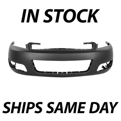 NEW Primered- Front Bumper Cover Replacement for 2006-2013 Chevy Impala With Fog