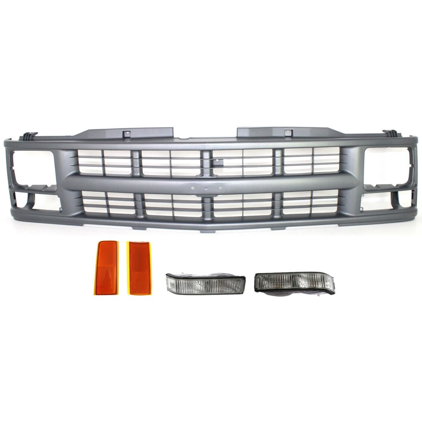 Grille Kit For 1994-1994 Chevrolet Blazer Front Fits Sealed Beam Headlights