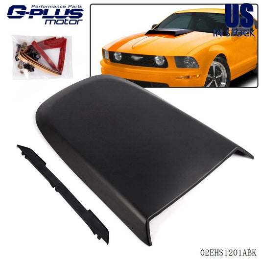 Car Front Hood Scoop Bonnet Vent Cover Fit For Ford Mustang GT V8 2005-2009