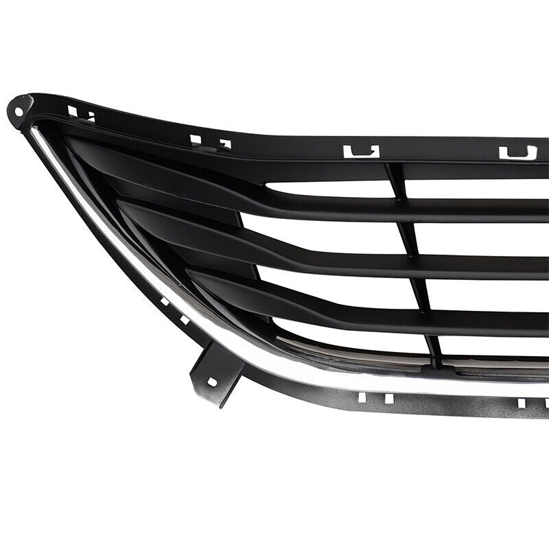 For 2011 2012 2013 Hyundai Elantra Sedan Front Bumper Lower Grille w/Chrome Trim